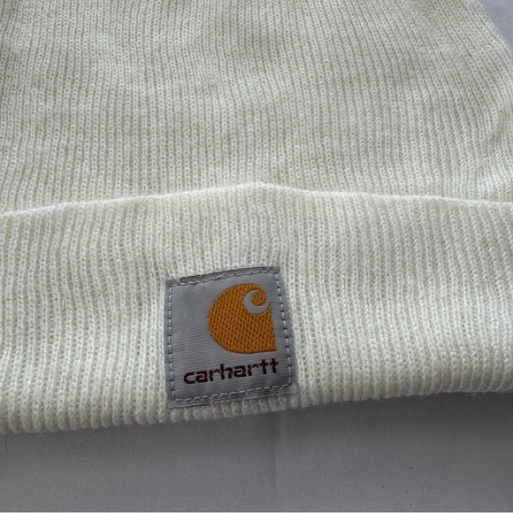 Carhartt Kids Cream Beanie - Picture 3 of 7